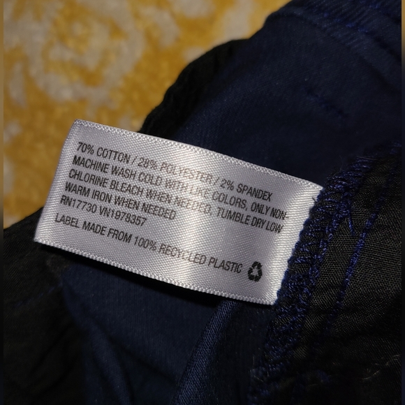 Sophisticated Navy Corduroy Dress Pants - Picture 4 of 6